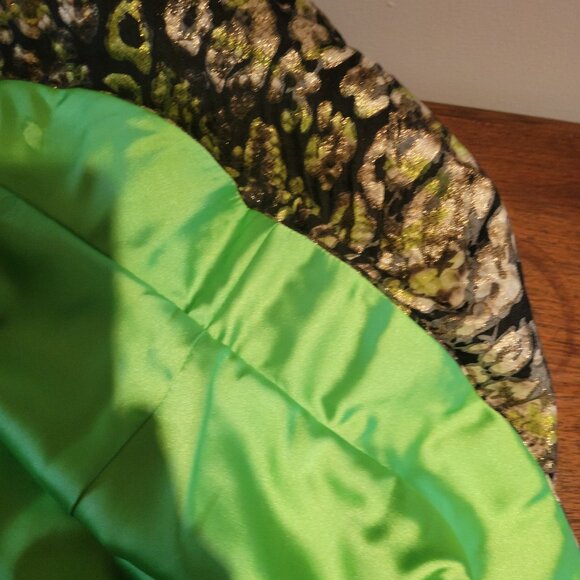 STUNNING!! ELI TAHARI PENCIL RUTH METALLIC ANIMAL PRINT SKIRT - MINT - SIZE 12 - Picture 6 of 6